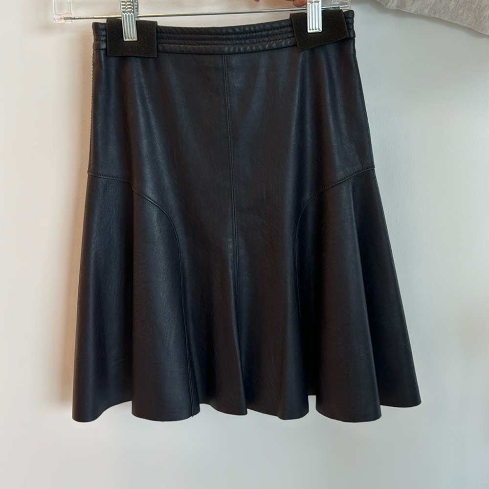 Rebecca Taylor skirt- vegan  leather